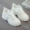 Zapatos Deportivos Casuales Blancos con Grulla de Almohada para Papá y Mujer 2026 Primavera Otoño Nuevo Estilo Coreano Ins Tendencia Suela Gruesa Versátiles Zapatos para Estudiantes