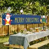 Banderas Navideñas Transfronterizas, Banderines, Decoraciones para Eventos Festivos, Telas para Colgar de Fondo, Banderines Coloridos para Atmósfera Interior, Fábrica Personalizada