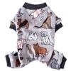 Cross-border Hot Selling Halloween Pet Clothes Natal Personalizado Pet Costume Cachorro Quatro Patas Roupas Outono Pijamas