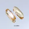 Strass Baguete com Base Prateada 7*21mm, Acessório Decorativo de Strass de Vidro K9 de Alta Qualidade, Cristal Dongzhou, Formato Oval Longo