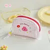 Bolsa de Almacenamiento Cuadros de Caramelo Gomitas Estilo Nuevo, Linda Bolsa de Labiales para Chicas, Bolsa Portátil Multifuncional para Almacenamiento de Cables de Datos para Viajes