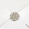 Material para brincos DIY feito à mão wafer transparente clássico retrô preto e branco bolinhas onda acrílico acessórios de joias atacado