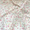 Tecido de Algodão Brocado de Rosa Romântico Estilo Francês Tecido com Estampa Digital Novo Tecido para Vestido Cheongsam Estilo Chinês Tecido Hanfu