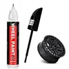 Adequado para Caneta Retoque de Pintura de Cubo de Roda de Carro Tesla, Caneta de Reparo de Arranhões na Pintura, Preto, Cinza Metálico, Removedor de Arranhões Prata