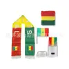 Suprimentos para Torcedores da Copa Africana de 2027 Cachecol de Futebol Bandeira do Senegal Conjunto de Torcida Pulseira de Silicone Mão que Bate Bastão de Bater Palmas