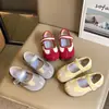 Zapatos Mary Jane de Cuero para Niñas 2026 Primavera Nuevos Planos de Suela Suave para Niños Estilo Ballet Modernos Zapatos de Princesa para Niñas