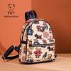 Mochila de lona de gran capacidad con diseño de oso de dibujos animados, nueva mochila de moda para todo tipo de ocasiones, de North Bag Source Factory.