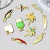 Alas Europeas y Americanas Pluma Árbol de Coco DIY Colgante de Circonita Cúbica Mujeres Cactus Paraguas Collar Pulsera Accesorios de Joyería