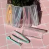 Lentes de Contacto en Caja de Pupilas de Belleza Trendy Multi-par Dos Piezas Individual Simple Lindo Portátil Niña Almacenamiento Pequeño