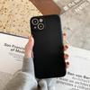 Adequado para Capa de Celular de Silicone Líquido Imitação de Borda Reta Cubo Mágico Apple 18, Capa Protetora Anti-Queda Apple 17