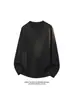 Novedad Otoño 2026 Estilo Hong Kong Blanco Talla Grande Cuello Redondo Manga Larga Camiseta M-5X HT26728-TeP15