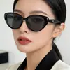 Óculos de Sol Estilo Gatinho Ins Europeus e Americanos para Mulheres, Óculos de Sol Polarizados de Alta Qualidade para Homens, Proteção UV, Óculos de Influenciador Estilo de Rua