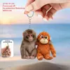 Protector de Producto Nuevo Transfronterizo Punch Hemonkey Muñeco Colgante Orangután Rojo Peluche Colgante Acrílico