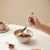 Cuchara de Sopa de Acero Inoxidable 304 Estilo Japonés, Cuchara Sori Yanagi, Cuchara Redonda para Postre de Yogur de Alto Valor Estético, Cuchara para Comer, Cuchara para Café