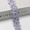 Cinta de seda dorada y plateada estilo Xiaoxiang de Corea del Sur con lentejuelas, flores de papel, trenza de seda de vidrio, accesorios de ropa