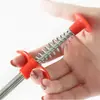 Desagüe de Cocina Pinza de Cuatro Garras Muelle Tubería Herramienta Desatascadora Recogedor de Pelo Recogedor