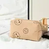 Nueva bolsa de maquillaje de pana de tres piezas para mujer estilo ins gran capacidad labial maquillaje teléfono móvil clutch portátil estuche para lápices