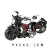 Juguetes de Modelo de Motocicleta de Aleación con Retroceso Transfronterizos Adornos de Escritorio Motocicleta Muñeca Clip Infantil Máquina de Juegos Regalos Venta al por Mayor