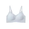 Ropa interior transpirable con ribete de encaje, sin costuras, amigable con la piel, fresca y cómoda, anti-flacidez, reducción lateral del busto, sin varillas, sujetador de broche