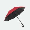 Paraguas de Golf Personalizado con Mango Largo y Recubrimiento Negro, Gancho Curvo, Impermeable, Paraguas Ampliado para Sol y Lluvia, Paraguas para Actividades, Hecho en Fábrica, Protección UV