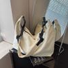 Bolsa de lona de grande capacidade para mulheres 2024 Nova bolsa feminina bolsa de bolinho bolsa de pano bolsa de ombro para mulheres