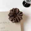 Scrunchie Estrelado Estilo Preguiçoso Coreano com Toque de Luxo, Elástico Suave para Rabo de Cavalo Baixo, Corda de Cabelo Elegante e Graciosa
