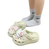 2025 Moño Girly Tenedor Gato Kt Accesorios Versátiles de Resina Charms para Zuecos Decoraciones para Zapatos Ins