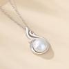 Collar de perlas de cola de fénix de plata de ley 925 para mujer, cadena de clavícula con microincrustaciones de alta gama, joyería Net Red Live, suministro al por mayor