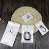 Bolsa de embalaje Yin y Yang de 7*10 cm, bolsa de plástico con herrajes, película de perlas, bolsa con forma de hueso Yin y Yang, bolsa para embalaje de joyería AliExpress