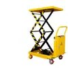 Carro plataforma elevadora eléctrica Nobo, elevación hidráulica, elevador móvil pequeño, plataforma elevadora de piso plano tipo tijera empujada a mano