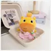 Apenas Roupas] Roupas para Boneca Capivara Lulu de 10cm, Roupas de Boneca de Algodão, Suéter para Brinquedo de Pelúcia, Casaco, Xale