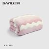 Toalla de Baño Sanli 90*170 Extra Grande Engrosada Toalla de Baño Transfronteriza Raya Ancha Color Toalla de Baño Absorbente Onda de Agua 35*75 Toalla