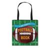 Bolsa de Tote Estampada Tema Super Bowl Transfronterizo 2024 Bolsa de Regalo Portátil Ecológica Bolso de Hombro