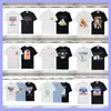 Marca Europeia e Americana da Moda Casablanca Tamanho Plus-Size Manga Curta 2026 Outono/Inverno Casablanca Camiseta Manga Curta Solta