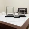 Cuna de Newton Manualidad Metálica Regalo Creativo Adorno para Aliviar el Estrés Decoración del Hogar Parachoques de Plástico Péndulo del Caos