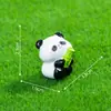 Miniaturas Fofas de Panda de Bambu para Micro-Paisagens, Acessórios DIY para Decoração de Jardim, Mini Enfeites