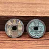 Venta al por mayor de fábrica de varias monedas antiguas de latón, Kaiyuan Tongbao, monedas Tianshi Shan Gui, monedas antiguas y accesorios para joyería del Dios de la Riqueza