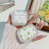 Nuevo Diseño de Tulipan de Cobertura Total Compatible con Estuche para Auriculares AirPods Pro 2, Resina Fantasma Universal Nuevo Estuche Suave de TPU de 4ª Generación