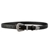 2026 Nuevo Modelo Cinturón de Cuero Genuino para Mujer, Hebilla de Pin Personalizada Set de Tres Piezas, Accesorios de Piel de Vaca de Primera Capa, Cinturón para Jeans en Stock