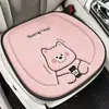 Juego de Cojines para Asiento de Coche de Tres Piezas, Universal para Todas las Estaciones, Funda de Asiento de Lino, Cojín de Asiento de Media Cubierta, Lindo Cojín de Coche de Invierno