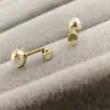 Moda Estilo Coreano Retro Francés Pendientes de Perlas de Imitación Simples Lujo Ligero Joyería Transfronteriza para Mujer Venta al por Mayor