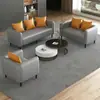 Sofá para sala de estar, apartamento pequeño, sala de billar, hotel, apartamento, estilo minimalista moderno, barbería, casa de alquiler, sofá de cuero para garras de gato