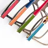 Moda Europea y Americana Transfronteriza Estilo Ins Monturas de Gafas Metálicas de Medio Marco Tendencia para Mujeres, Monturas Versátiles de Alta Gama que Pueden Personalizarse con Lentes Graduados para Hombres