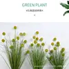 Bolas de Hierba de Caña Artificial para Decoración de Interiores del Hogar, Exhibición en el Suelo, Decoración Suave, Estilo Nórdico Plantas Verdes Artificiales Accesorios Florales