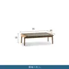 Sofá de Exterior, Silla Individual de Teak para Patio, Silla de Mimbre Impermeable Resistente al Sol de Madera Maciza, Muebles de Mesa de Café de Mimbre para Jardín de Exterior