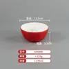 Tigelas Pequenas de Arroz para Cantina Escolar de Fábrica, Tigelas para Fast Food, Tigelas Plásticas Imitando Porcelana Comercial, Tigelas para Mingau de Refeição em Grupo, Tigelas de Melamina A5 Personalizadas