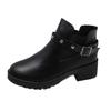 Botas de Mujer Botas de Nieve para Mujer 2025 Nuevas Botas Cortas Botas Martin Estilo Coreano Botas Martin con Remaches de Mujer Una Pieza Envío Directo