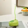 Decorações de estátua de ornamentos de vela de bolo de aniversário de cerâmica transfronteiriça, decoração de atmosfera de bolo de frutas e vegetais, decorações de desenho animado