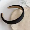 Faixa de Cabelo Alta Cruzada Estilo Chá de Leite Faixa Larga Acessório de Cabelo Feminino Presilha Antiderrapante Faixa para Lavar o Rosto Acessório de Cabelo