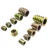 Muebles de madera maciza dientes internos y externos M6 tornillo avellanado de hierro dientes internos y externos tuerca empotrada para muebles M8 tuerca de dientes internos y externos pasante